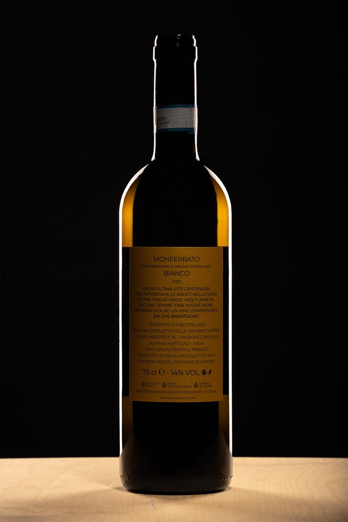 Enrico Druetto Monferrato DOC Bianco Baratuciat 2021