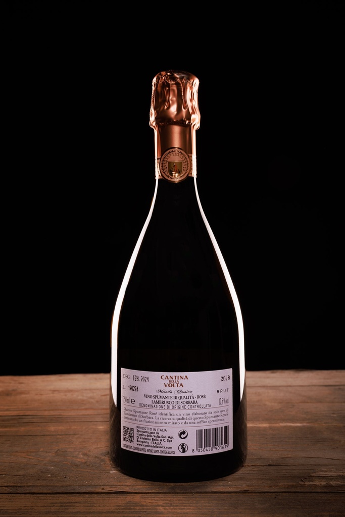 Cantina della Volta Lambrusco di Sorbara DOC Brut Rosé 2018